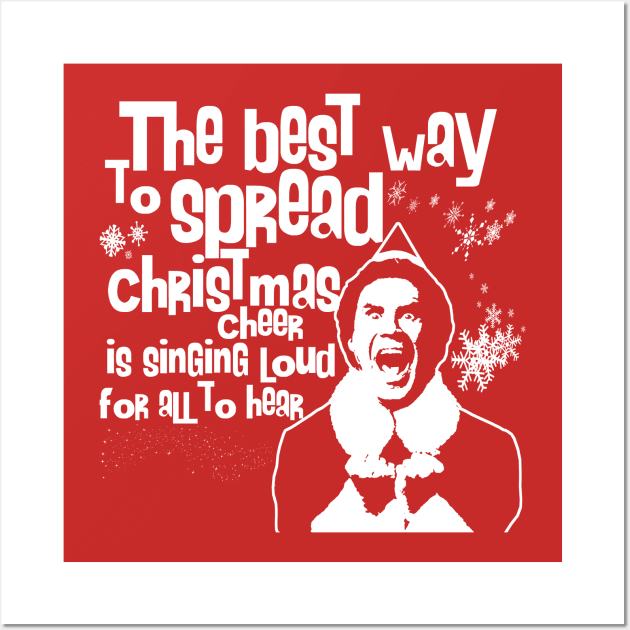 Buddy's Christmas Cheer Wall Art by PopCultureShirts